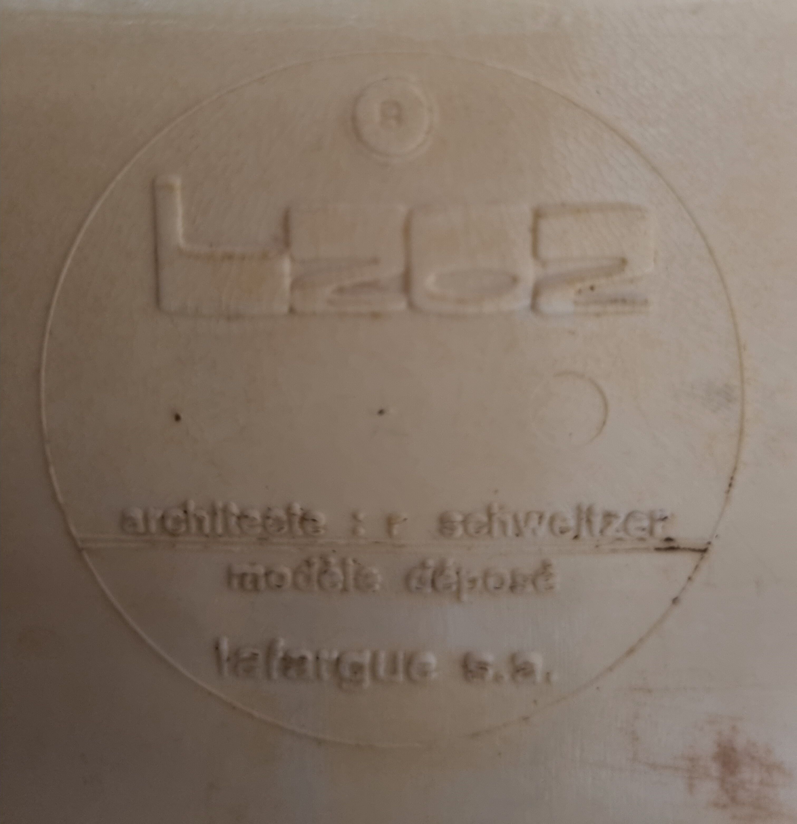 L202 chair by r.Schweitzer for Lafargue from 1965