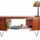 Boomerang Floating Desk from Tijsseling Nijkerk, the Netherlands, 1960s