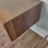 Scandinavian teak and metal sideboard