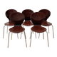 Set of 5 TON bistro chairs