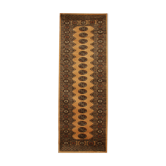 Tapis géométrique beige traditionnel 79x247cm