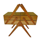 Sewinf cart for vintage child toy of 60s