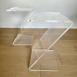 Paire de sellettes Z en plexi transparent