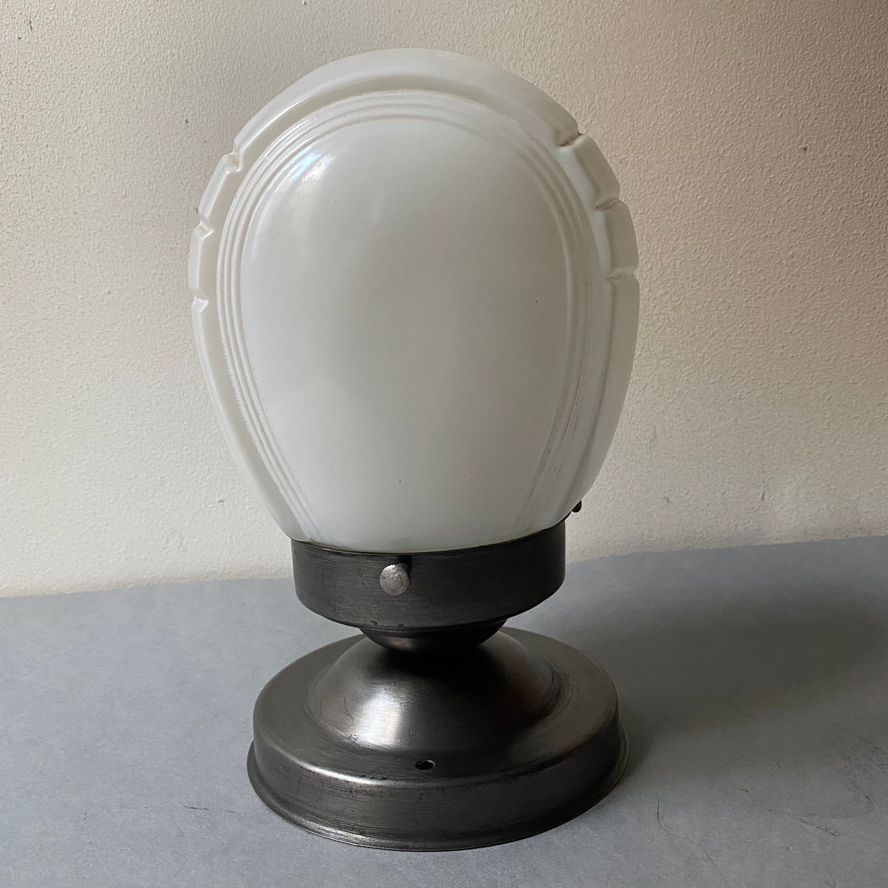 Glass sconce