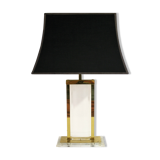 Brass and lucite table lamp, 1970