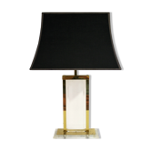 Brass and lucite table lamp, 1970