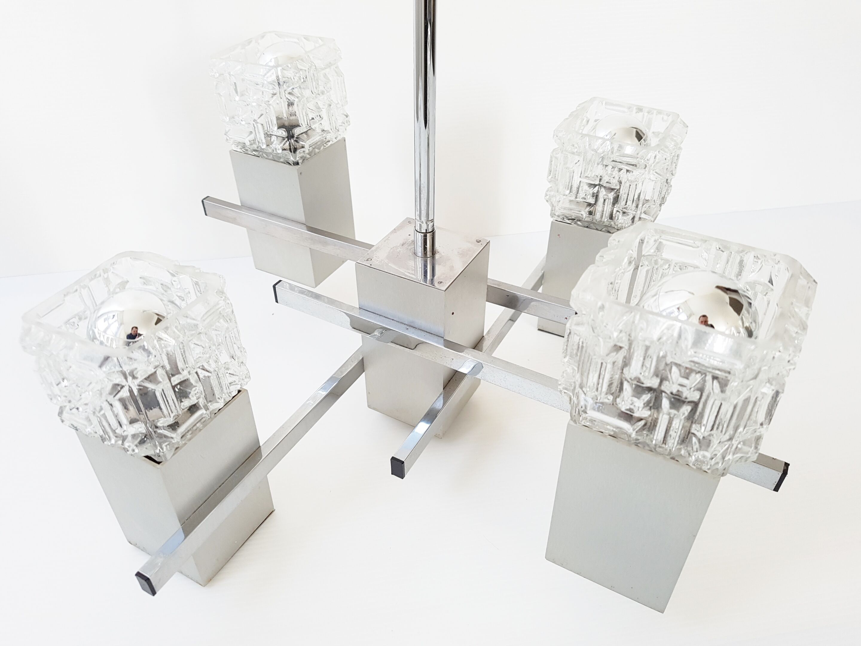 Chandelier space age of the 1970s