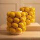 Pair of large lemon vases in ceramic
