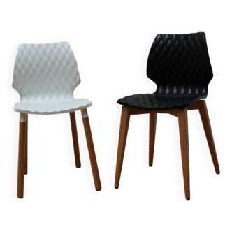 Pair of Metalmobil designer chairs