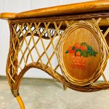 Rattan table
