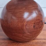 Walnut ball lamp