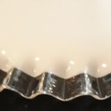 White opaline lace shade - 50s