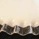 White opaline lace shade - 50s