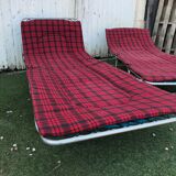 Pair of camp beds Manufrance