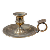 Brass thumb candle holder