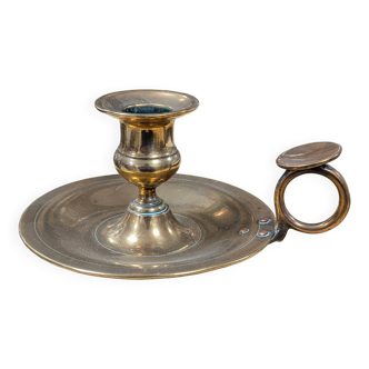 Brass thumb candle holder