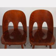 Suite of 4 vintage chairs by Oswald Haerdtl for Ton, 1960
