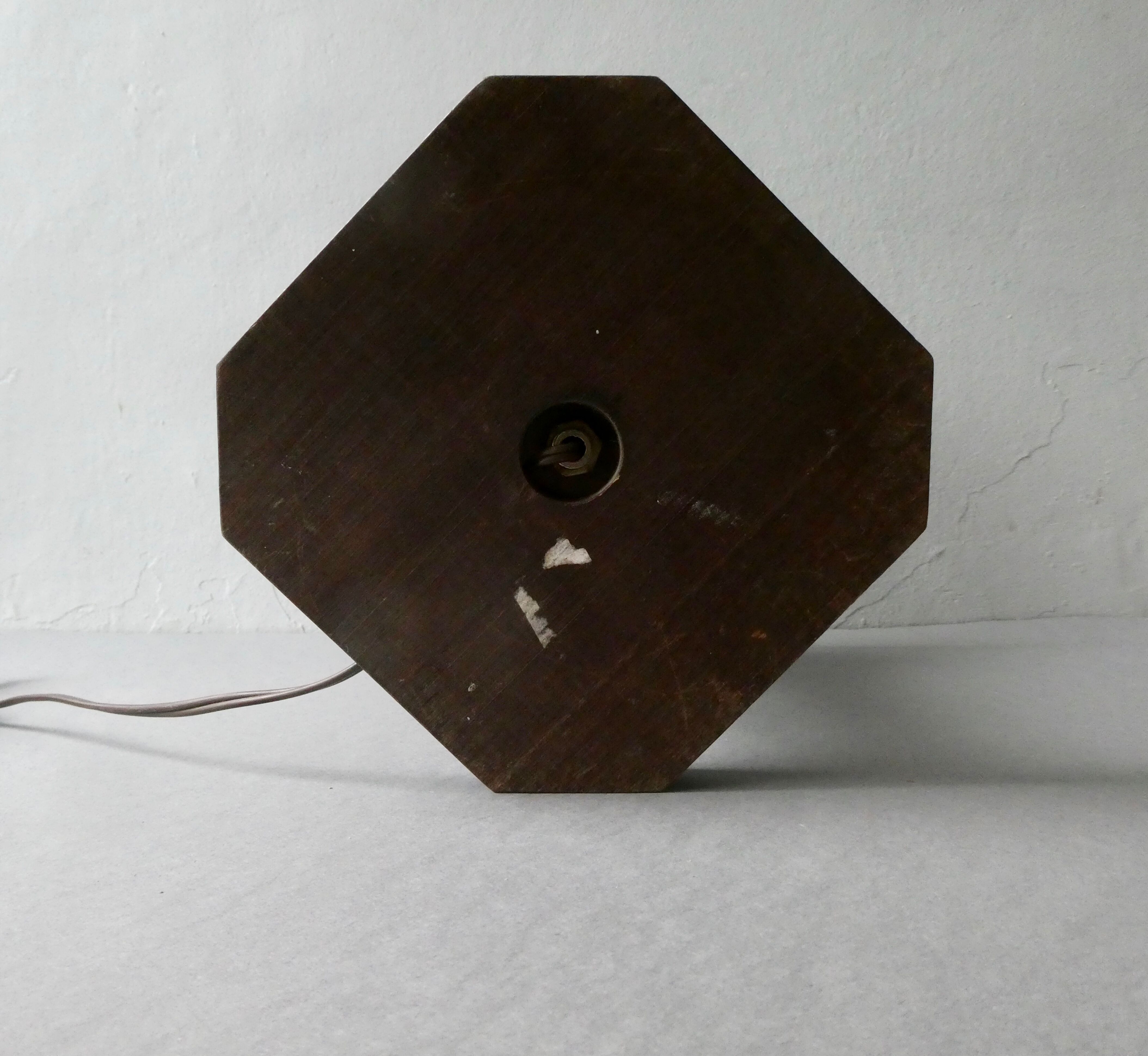 Art Deco cornet lamp, signed A Ducobu, narcissus