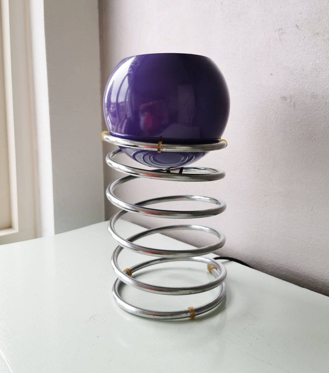 Vintage spiral lamp 70s