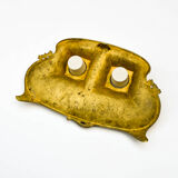 Ink in gilded brass old art nouveau