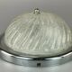 60s 70s Lamp Plafoniere Flush Mount Glass Space Age Design 60s