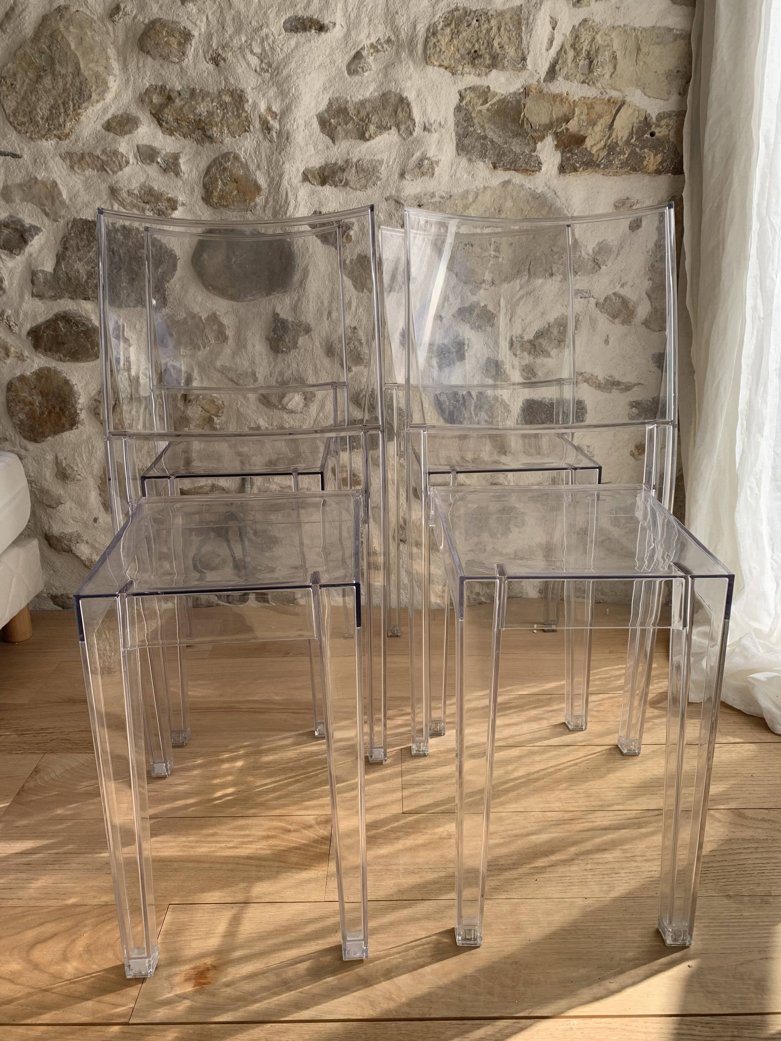 4 la marie chairs, philippe starck for kartell