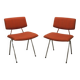 Pair of compass model chairs by Pierre Guariche for Les Huchers-Minvielle France 1955
