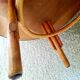 70s rattan coffee table