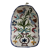Ceramic plaque decorated with birds