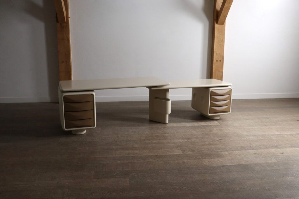 Ernest Igl Jet corner desk for Wilhelm Werndl, 1970s