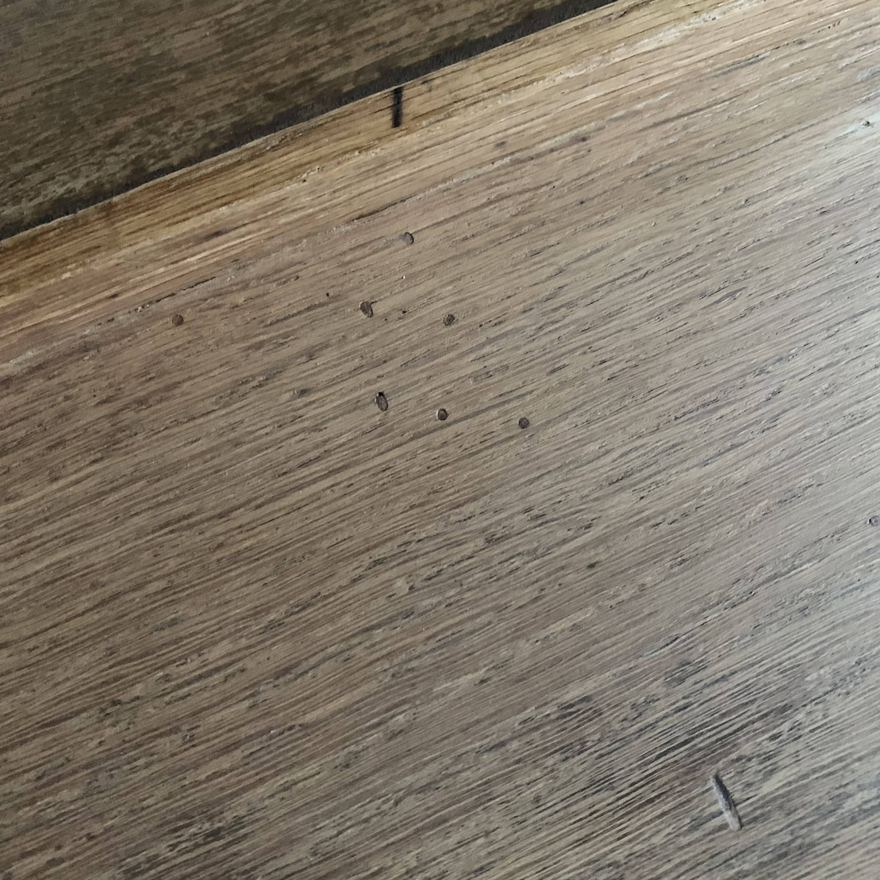 Vintage solid oak craft desk