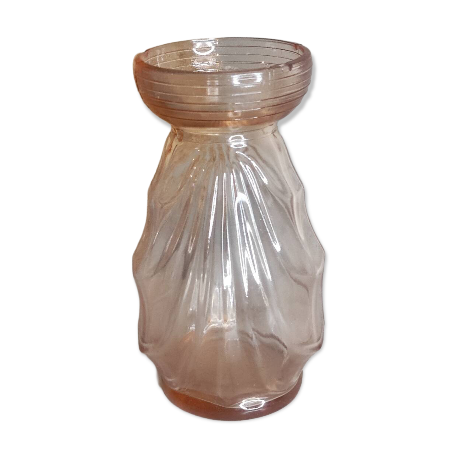 Antique pink vase