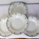 4 vintage St Amand deep plates 211257
