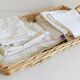 French Provence Large Wicker Basket Tray, Handwoven in France, Late 20th-C