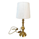 Brass and wool lamp