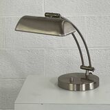 Chrome metal articulated desk lamp