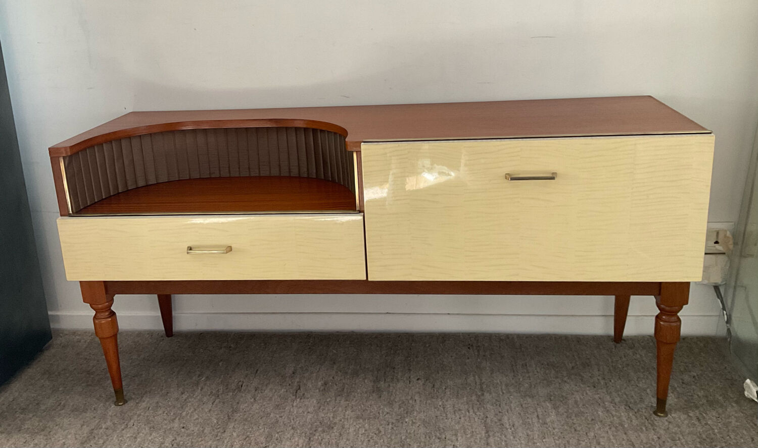 Enfilade vintage tv furniture from the 60s