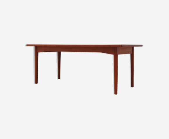 Table en teck, design danois, années 1960, fabriquée par Bjerringbro Savværk Møbelfabrik