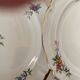 Set of 4 porcelain dessert plates