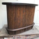 Vintage rattan bar