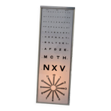 Monoyer visual acuity scale