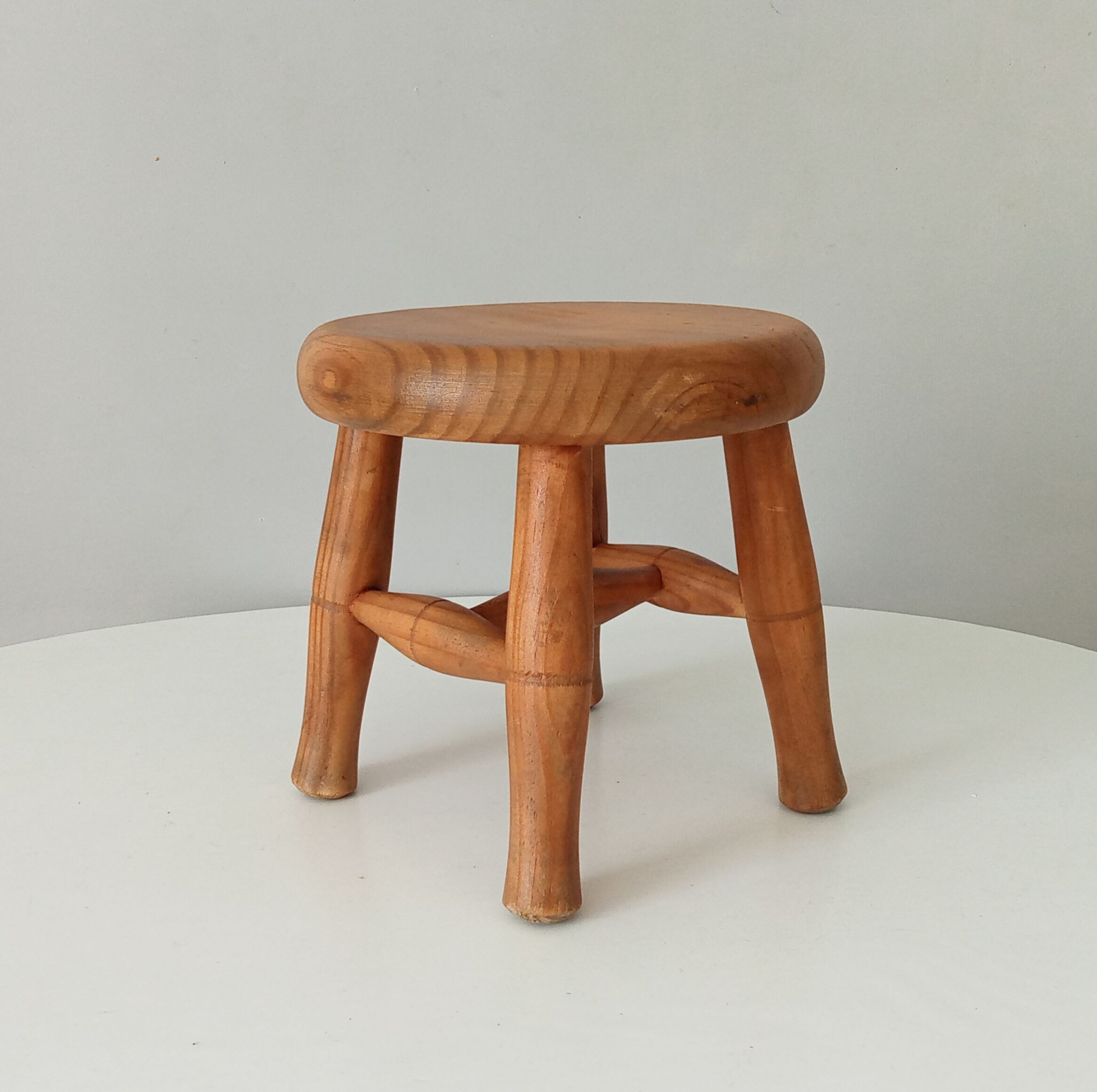 Vintage folk art stool