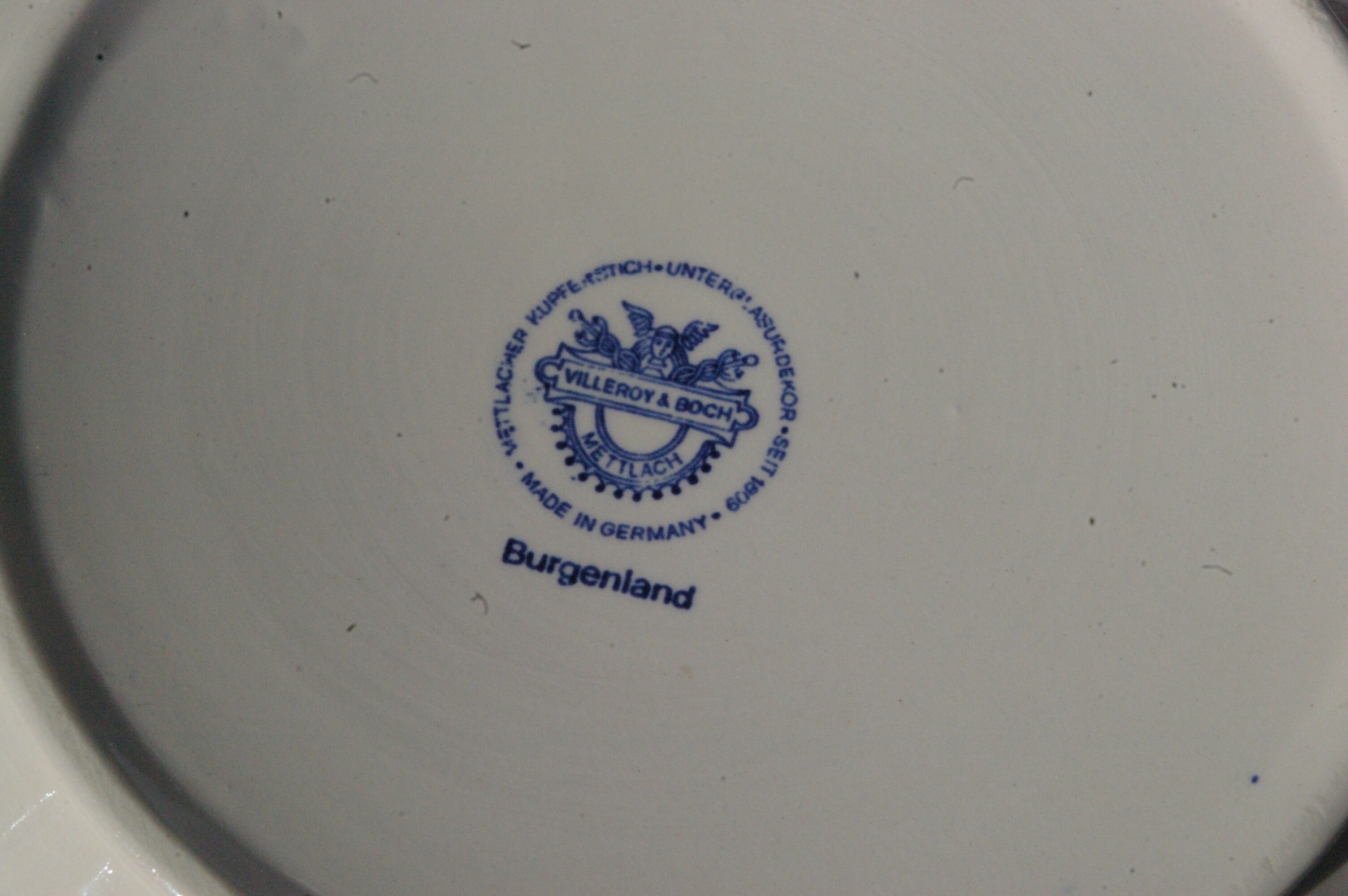Soup pot in earthenware Villeroy & Boch model Blue Burgenland - Perfect condition
