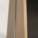 1980s mirror in beech of very fine craftsmanship.