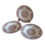 Anciennes assiettes creuses Lunéville English style