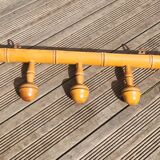 Antique wooden coat rack