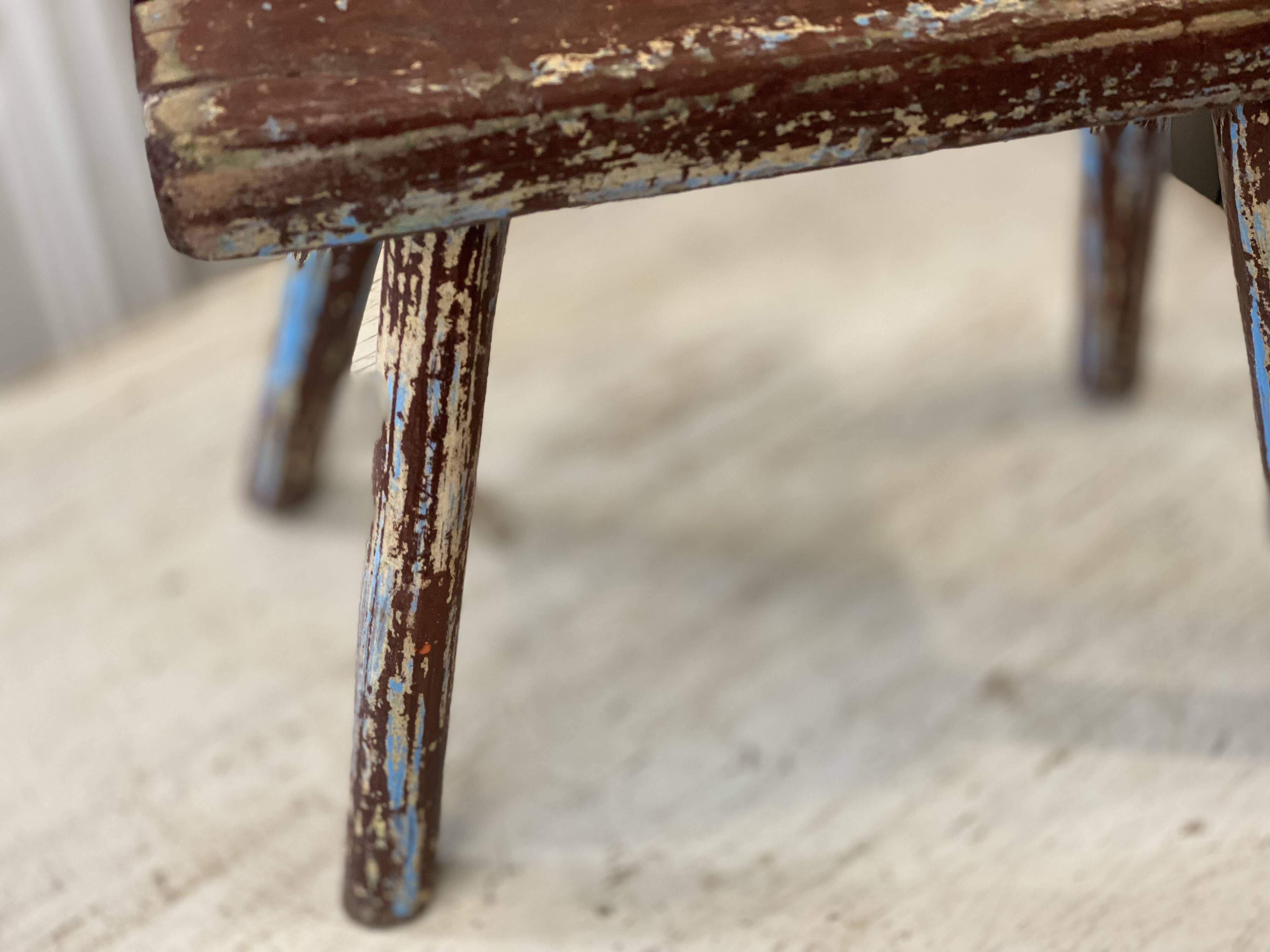 Small wooden stool
