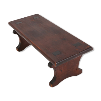 Wooden rustic stool, 1880's