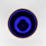 1960's Gillded Vase by Glass Designer Jan Gabrhel, Czechoslovakia