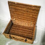 Wicker suitcase